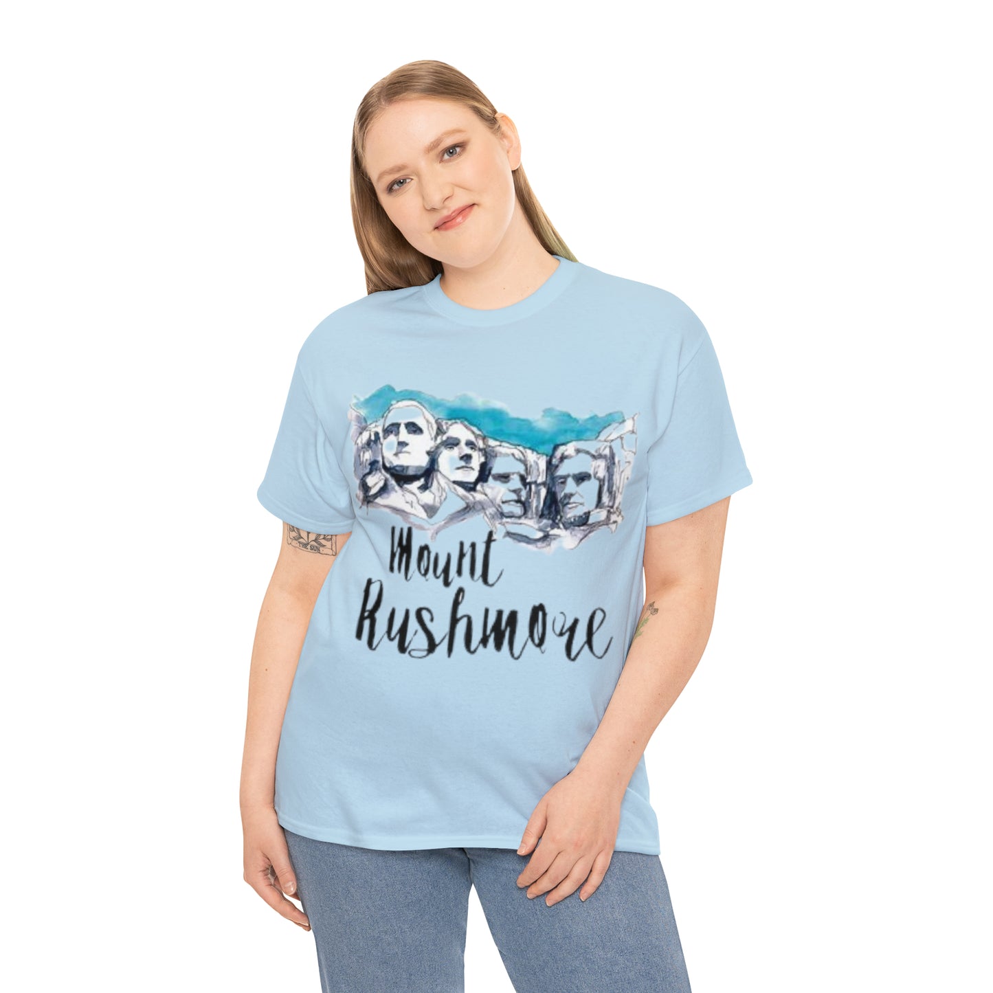 Mount Roshmore | Tourist Shirt |  Unisex Heavy Cotton Tee