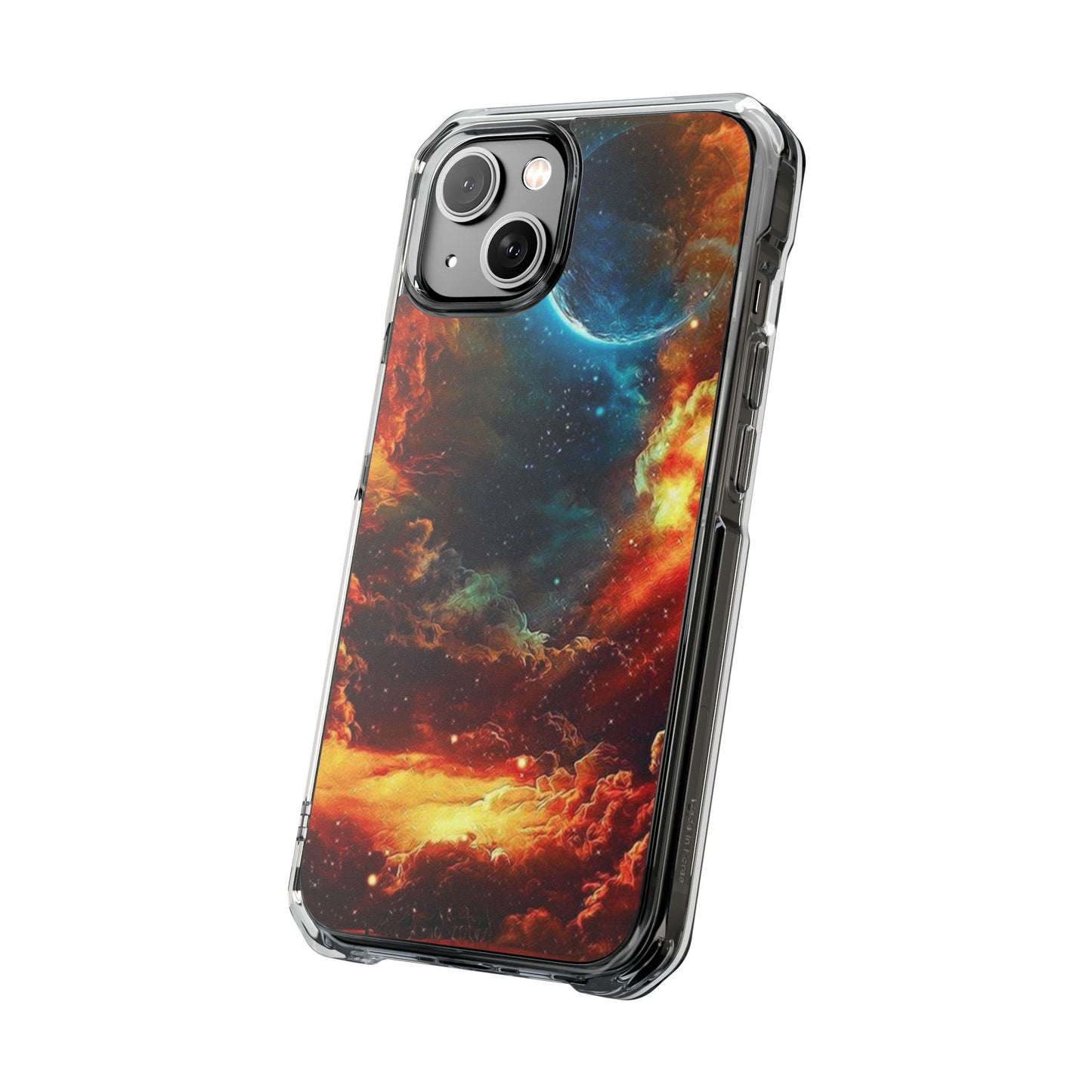 Space Clouds | Iphone 16 Pro Max | Magnetic Clear Impact Cases