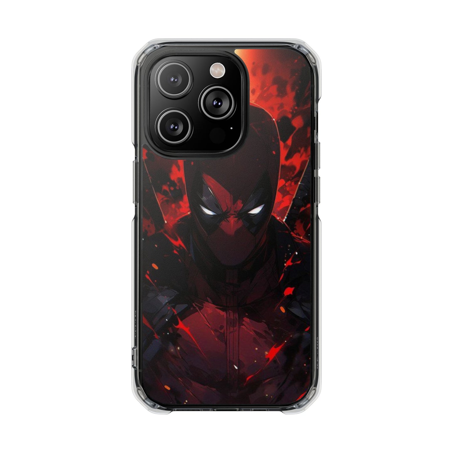 Deadpool | Iphone 16 Pro Max | Magnetic Clear Impact Cases