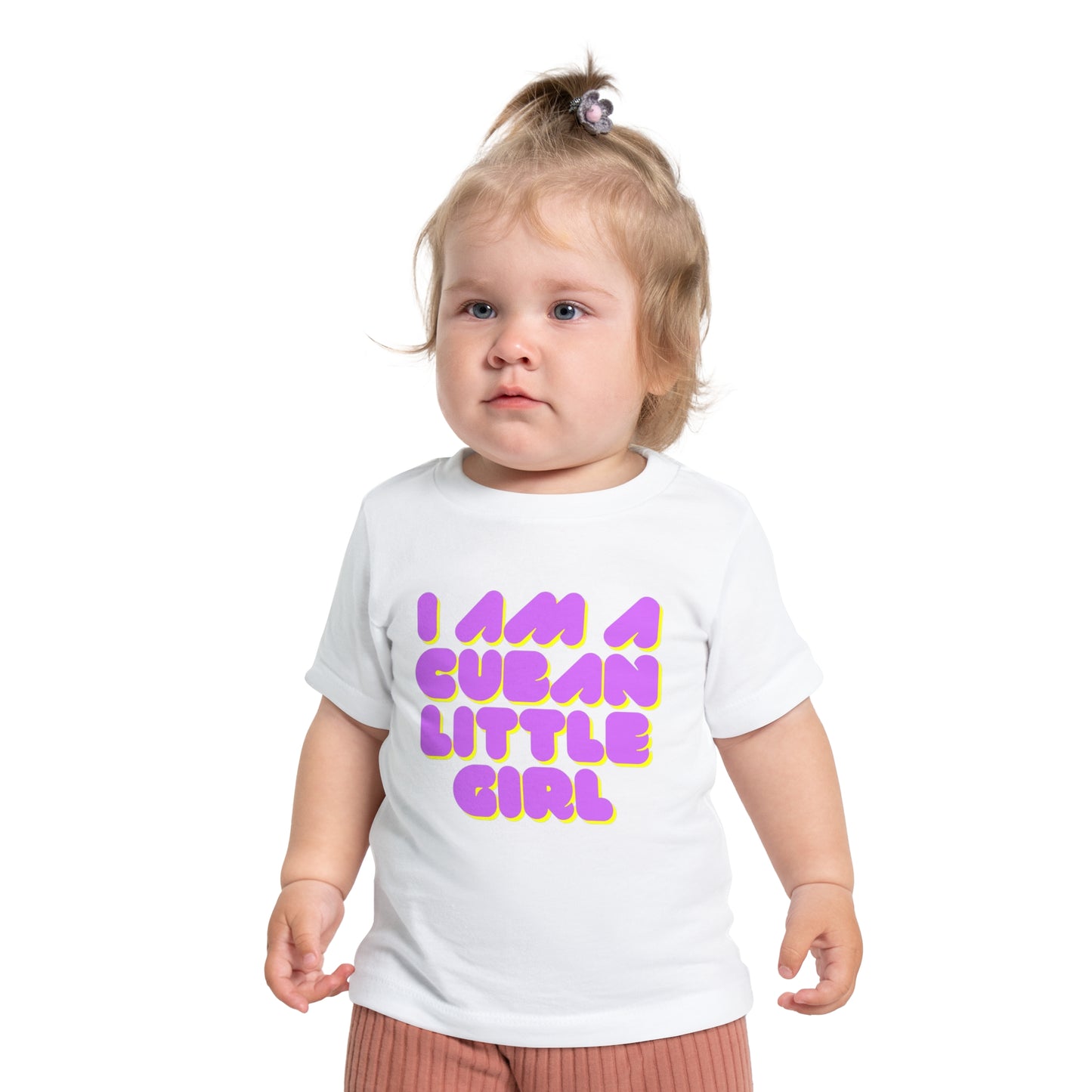 Cute Cuban Little Girl Baby Short Sleeve T-Shirt