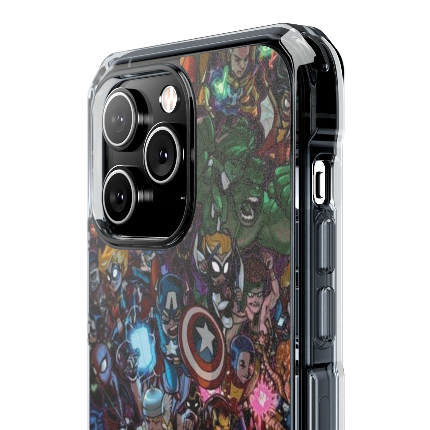 Marvel Heroes | Iphone 16 Pro Max | Magnetic Clear Impact Cases