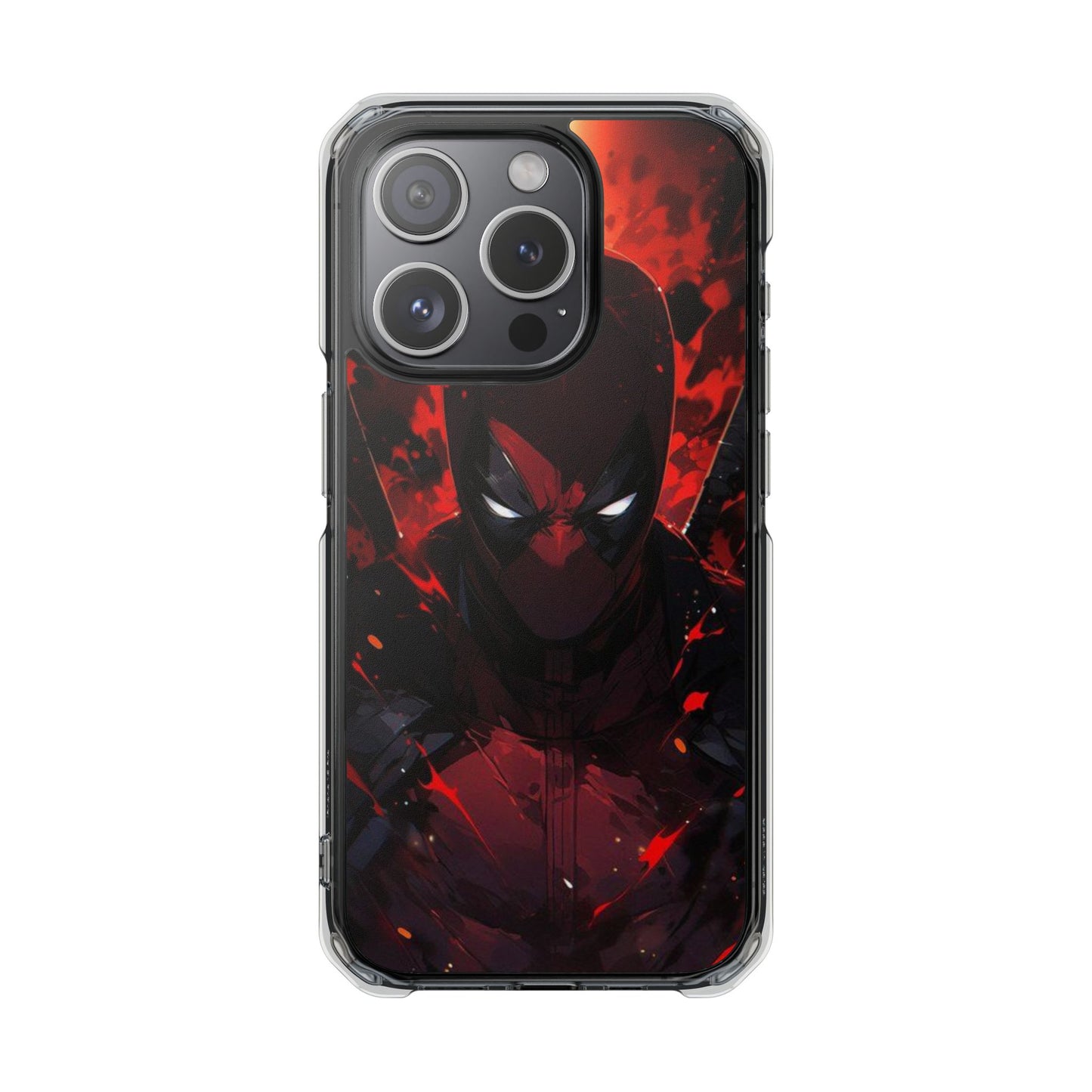 Deadpool | Iphone 16 Pro Max | Magnetic Clear Impact Cases