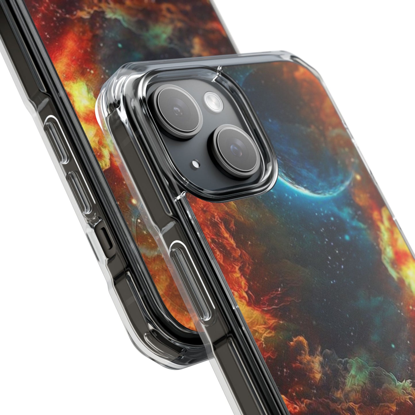 Space Clouds | Iphone 16 Pro Max | Magnetic Clear Impact Cases