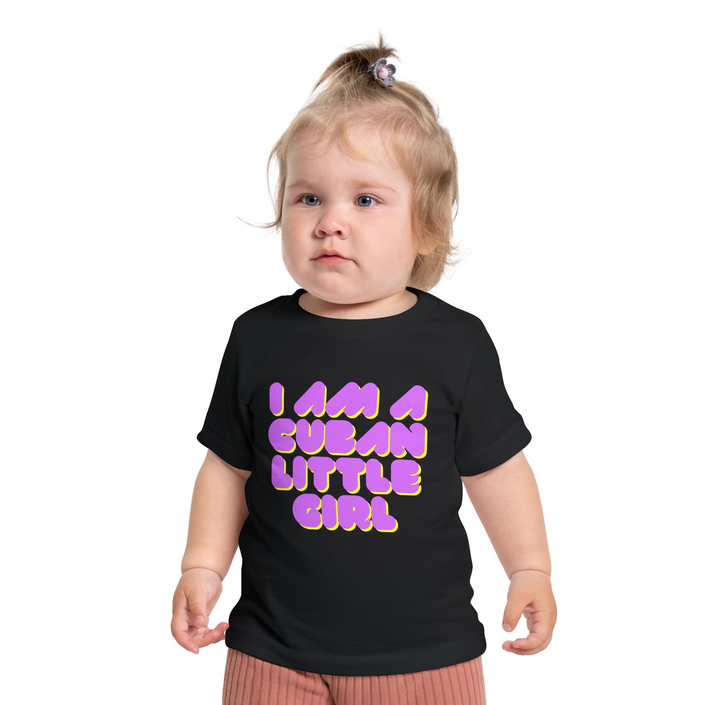 Cute Cuban Little Girl Baby Short Sleeve T-Shirt