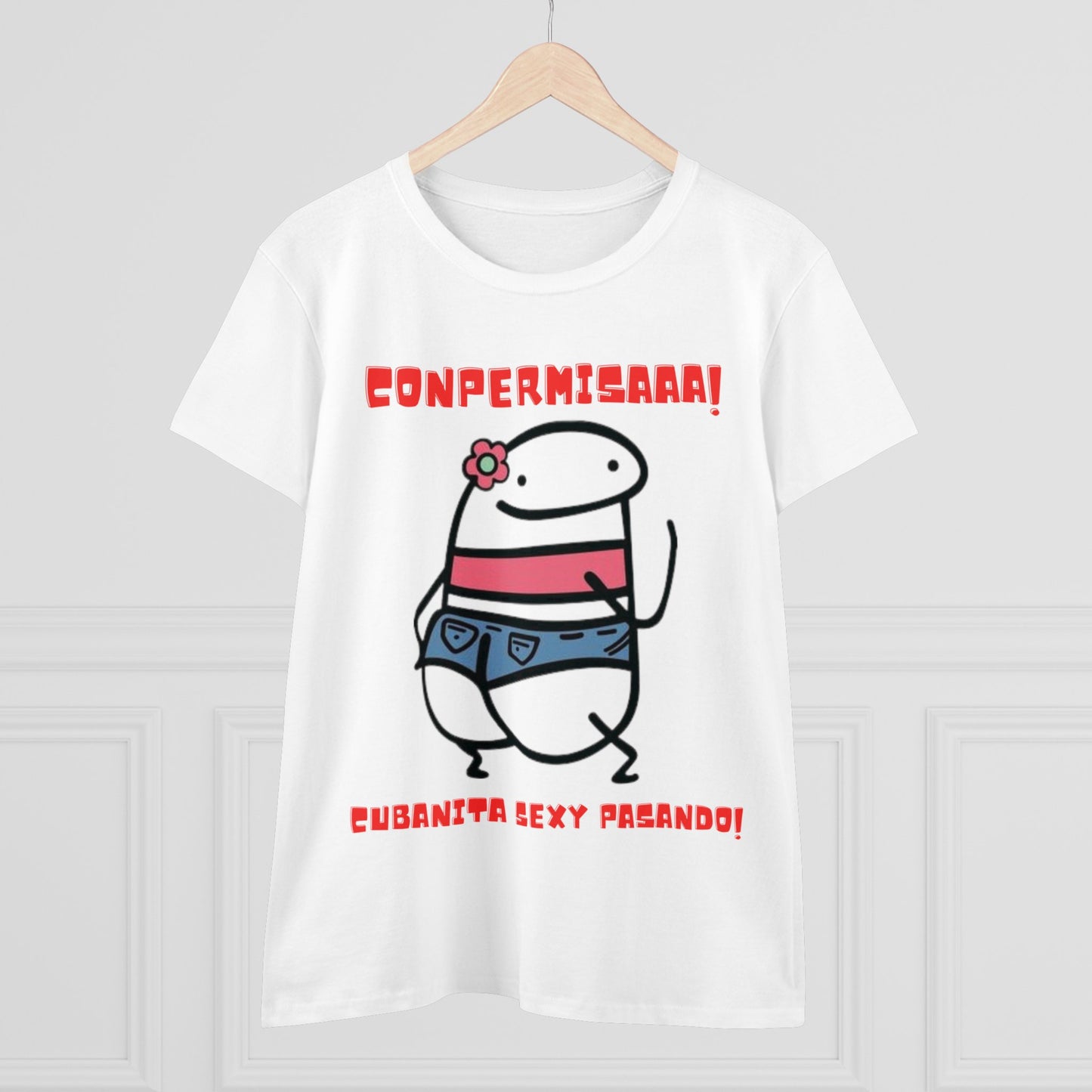 Cubanita Sexy Pasando T-Shirt | Flork | Women's Midweight Cotton Tee