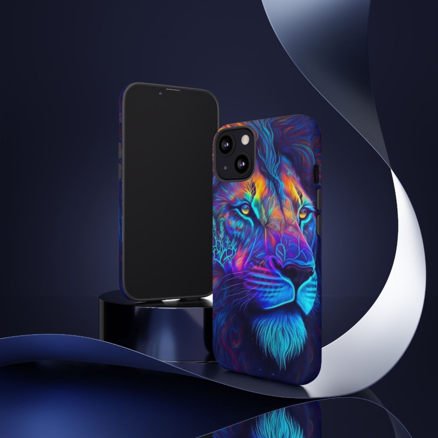 Lion Neon Color | Iphone 16 Pro Max | IPhone Tough Cases