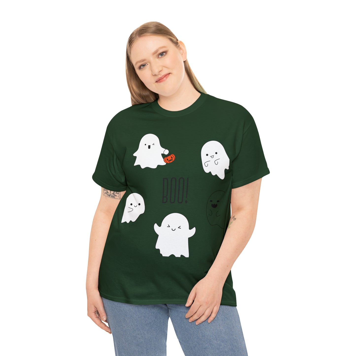 Little Ghosts  | Halloween  |  Unisex Heavy Cotton Tee