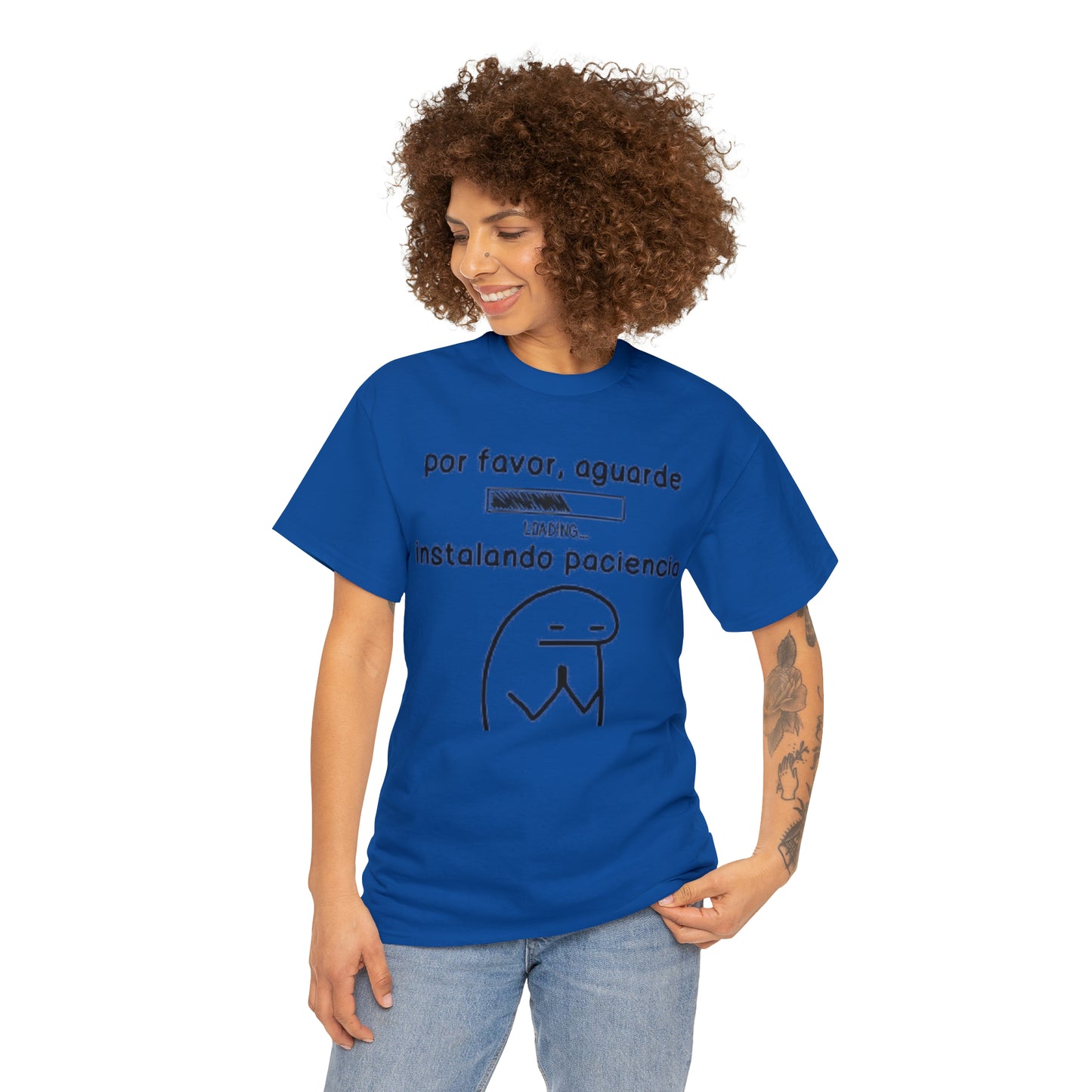 Instalando Paciencia |  Flork  | Unisex Heavy Cotton Tee