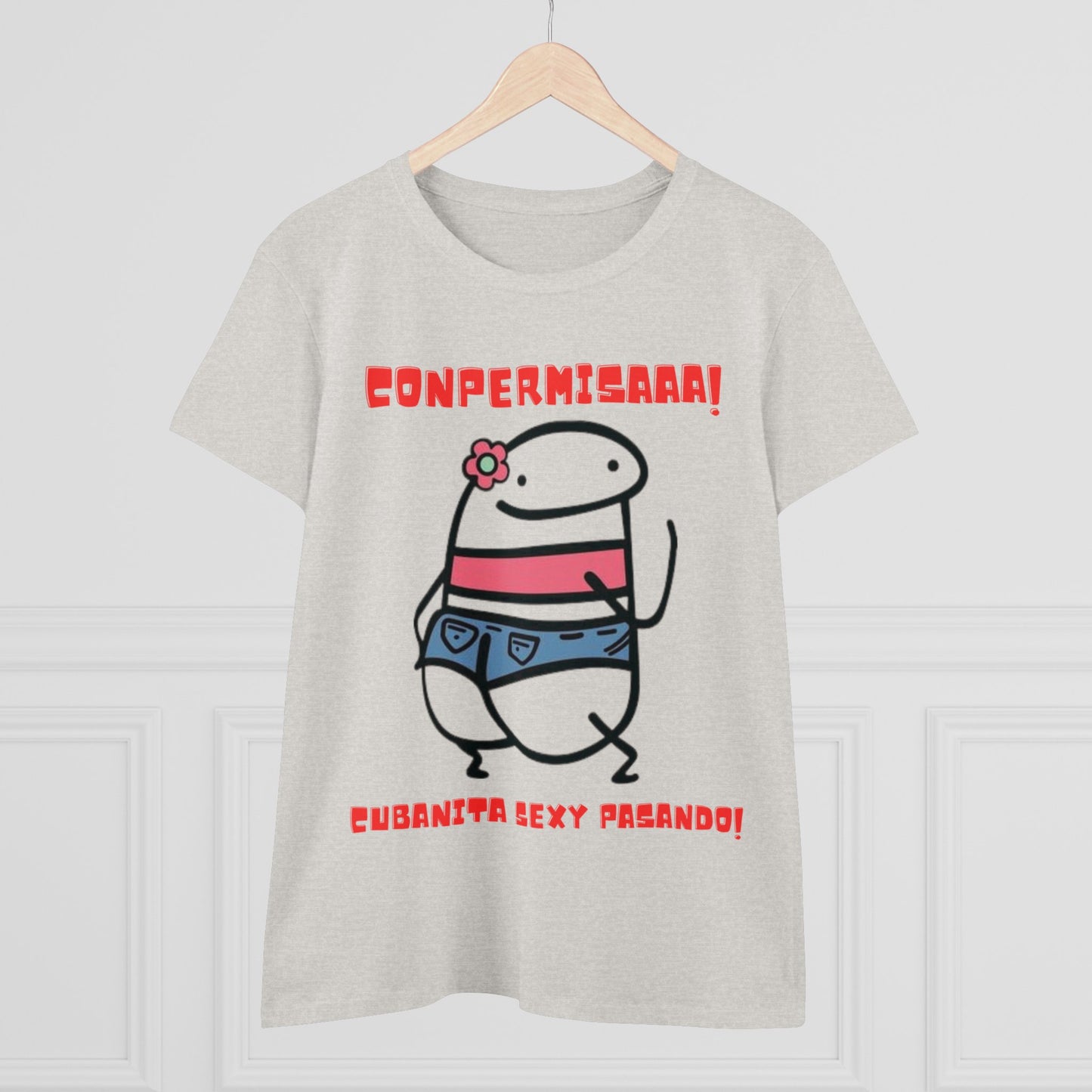 Cubanita Sexy Pasando T-Shirt | Flork | Women's Midweight Cotton Tee