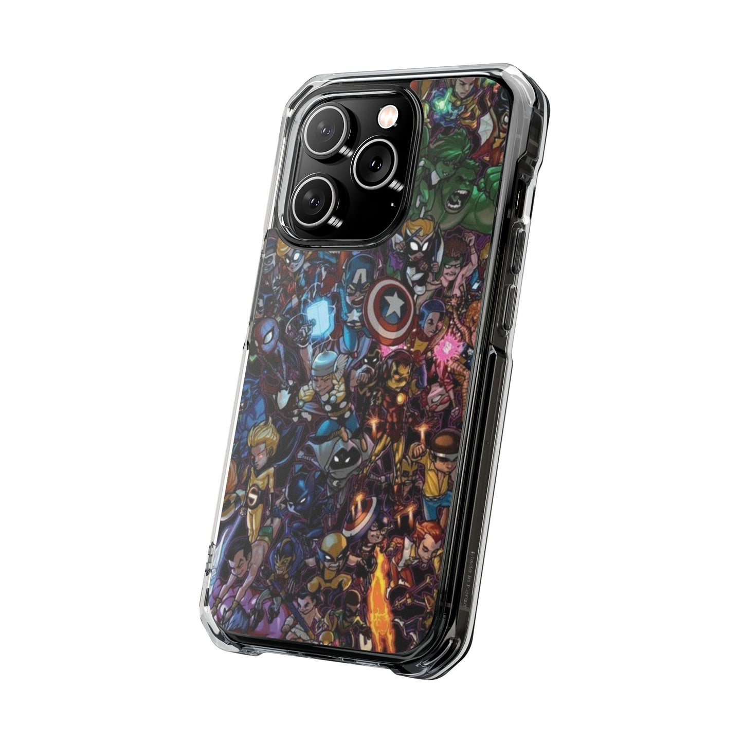 Marvel Heroes | Iphone 16 Pro Max | Magnetic Clear Impact Cases