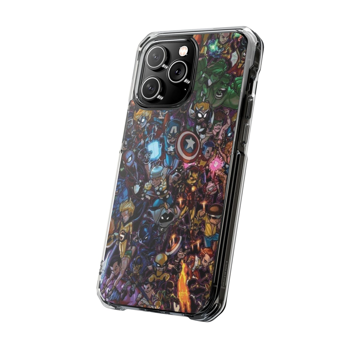 Marvel Heroes | Iphone 16 Pro Max | Magnetic Clear Impact Cases