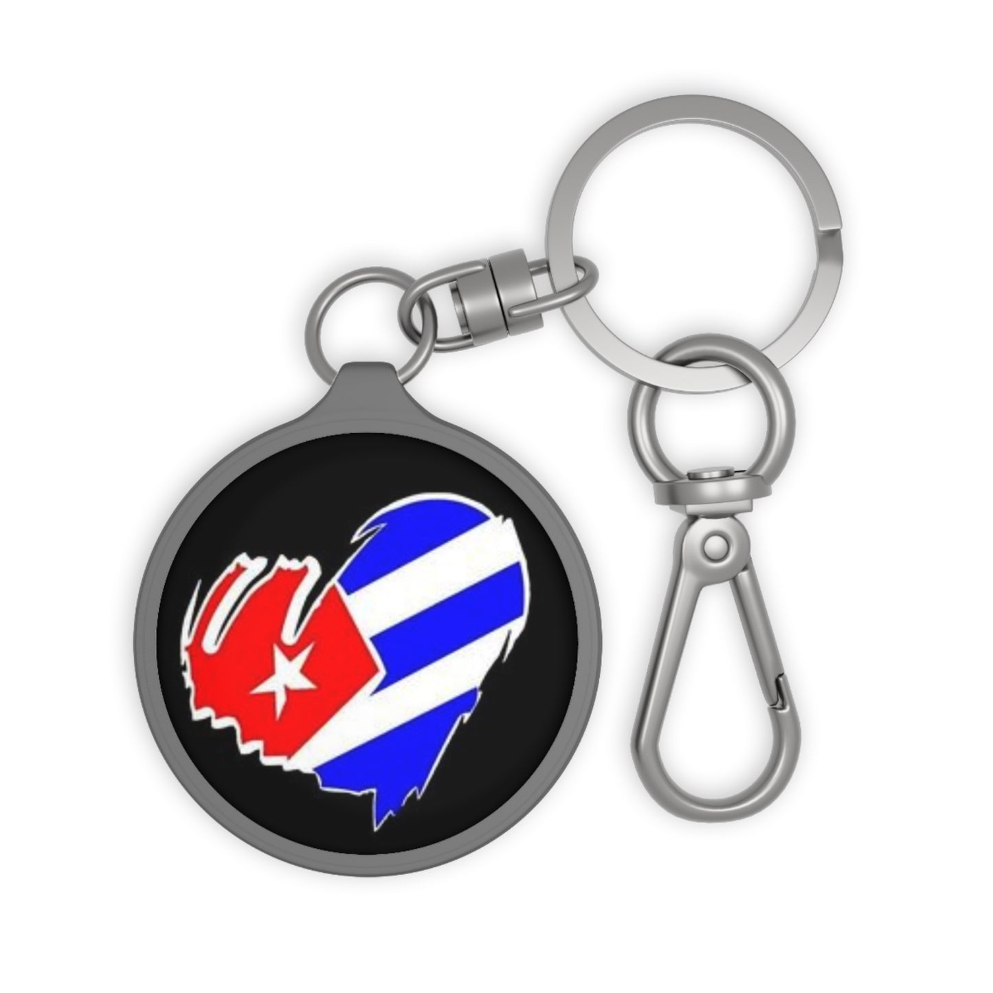 Cuban Flag | Bandera Cubana  | Cuban Keyring Tag