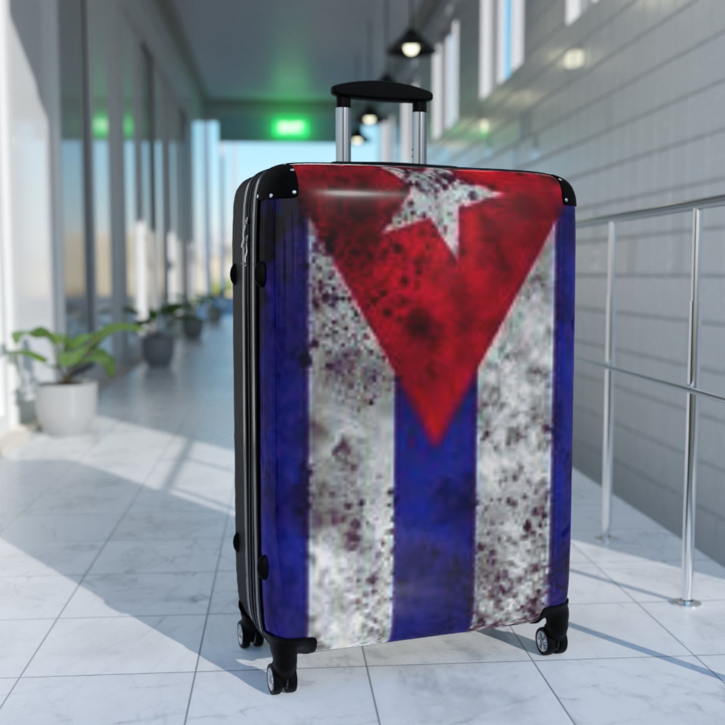 Cuban Flag Suitcase