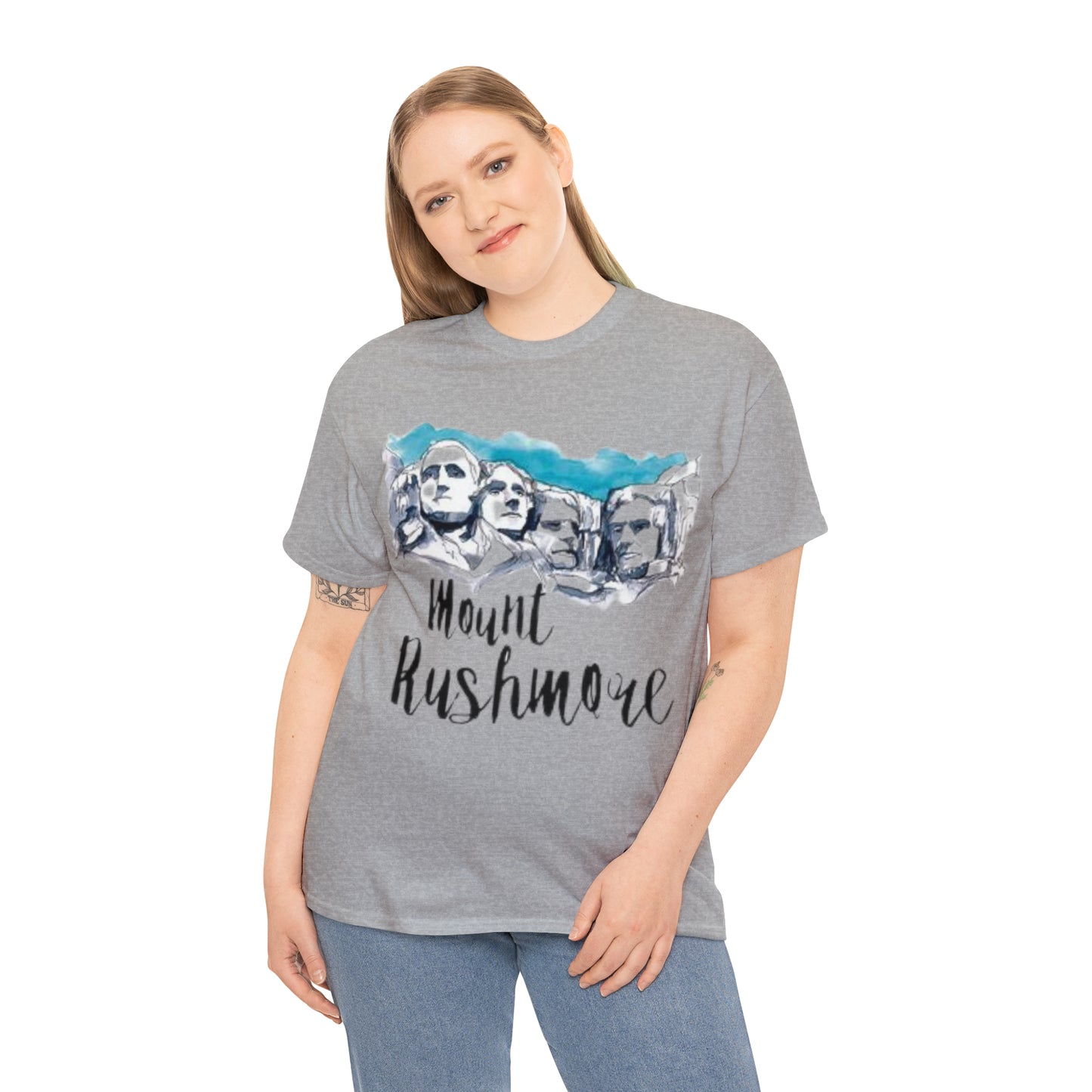 Mount Roshmore | Tourist Shirt |  Unisex Heavy Cotton Tee