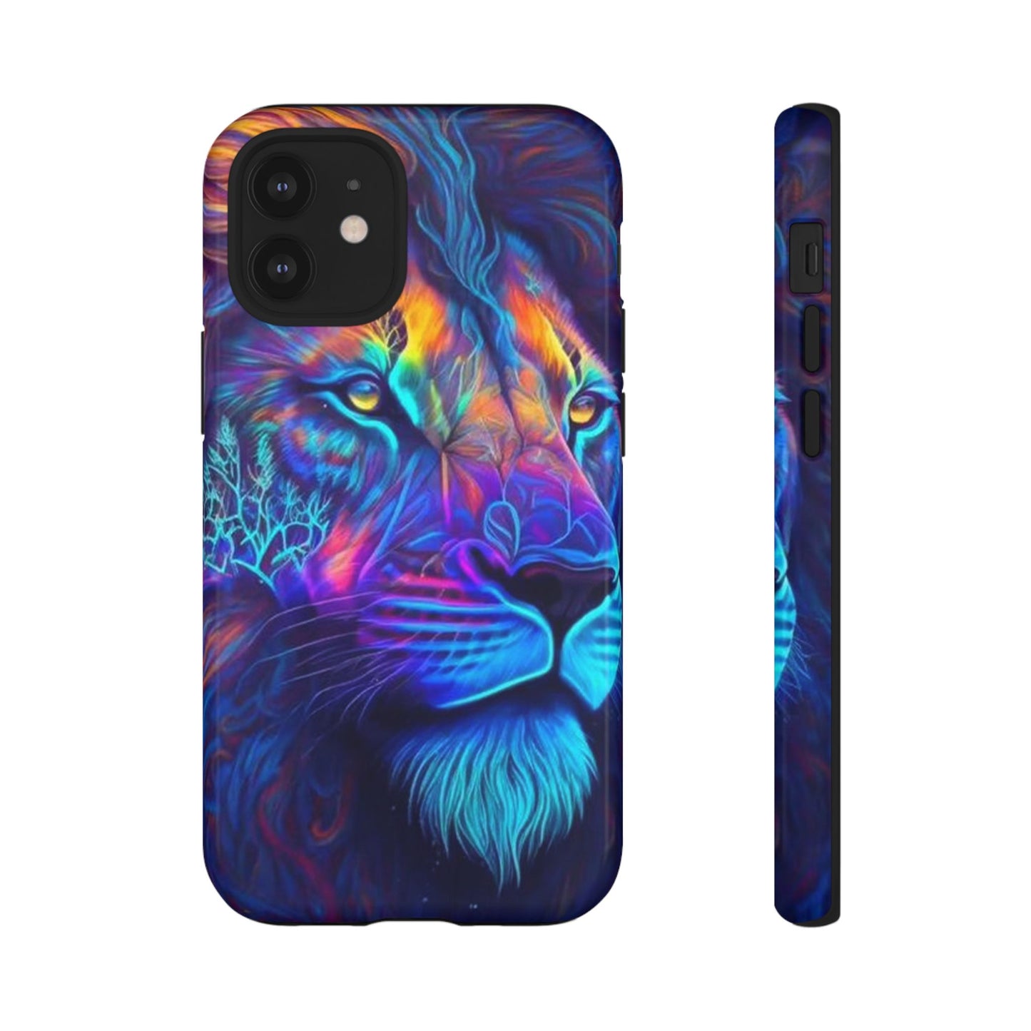 Lion Neon Color | Iphone 16 Pro Max | IPhone Tough Cases