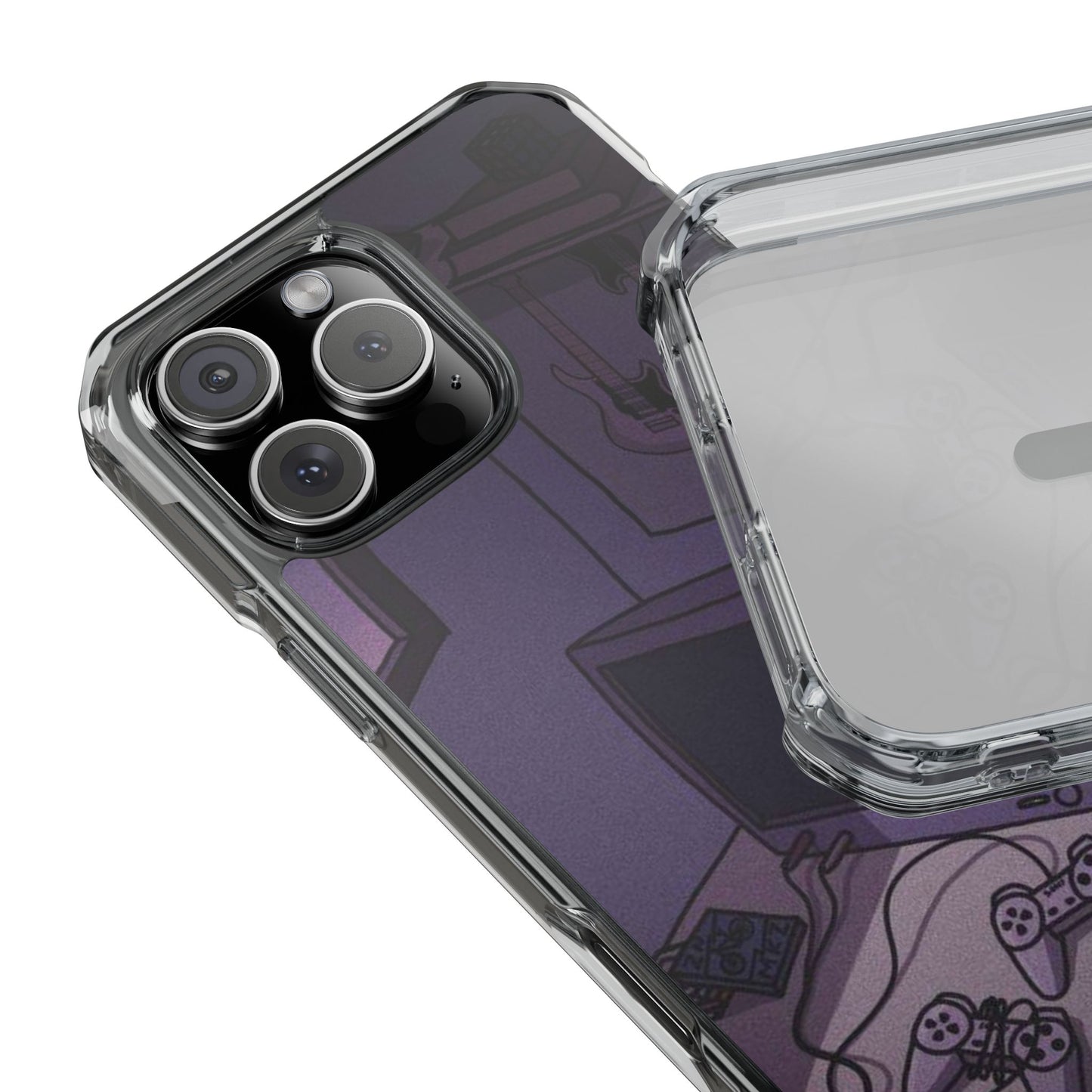 Retro Game Room | Iphone 16 Pro Max | Magnetic Clear Impact Cases