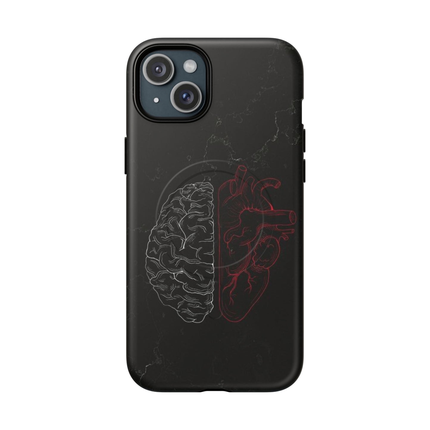 Heart And Brain | Iphone 16 Pro Max | Tough Magnetic MagSafe Case