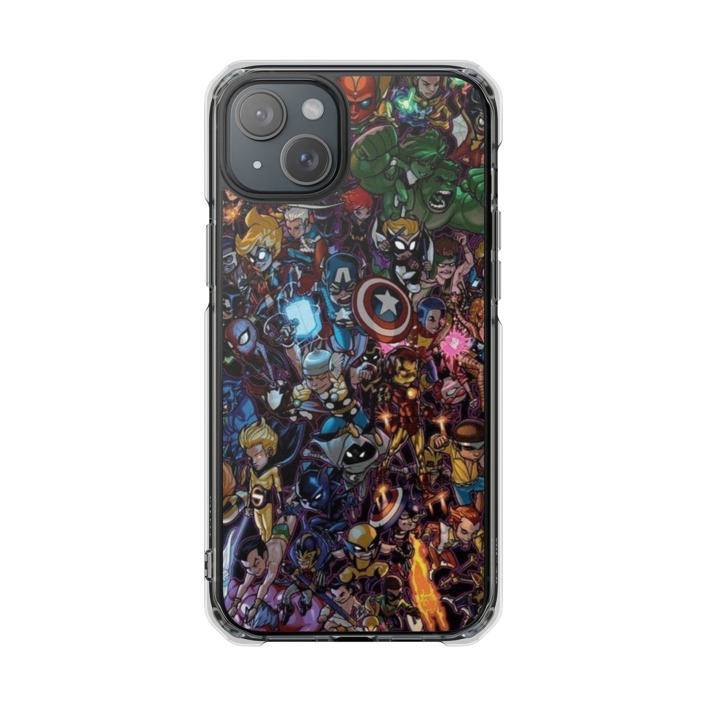 Marvel Heroes | Iphone 16 Pro Max | Magnetic Clear Impact Cases