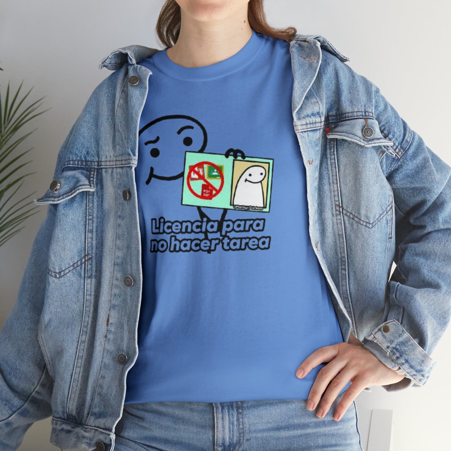 Not Homework Licence | Flork |  Unisex Heavy Cotton Tee