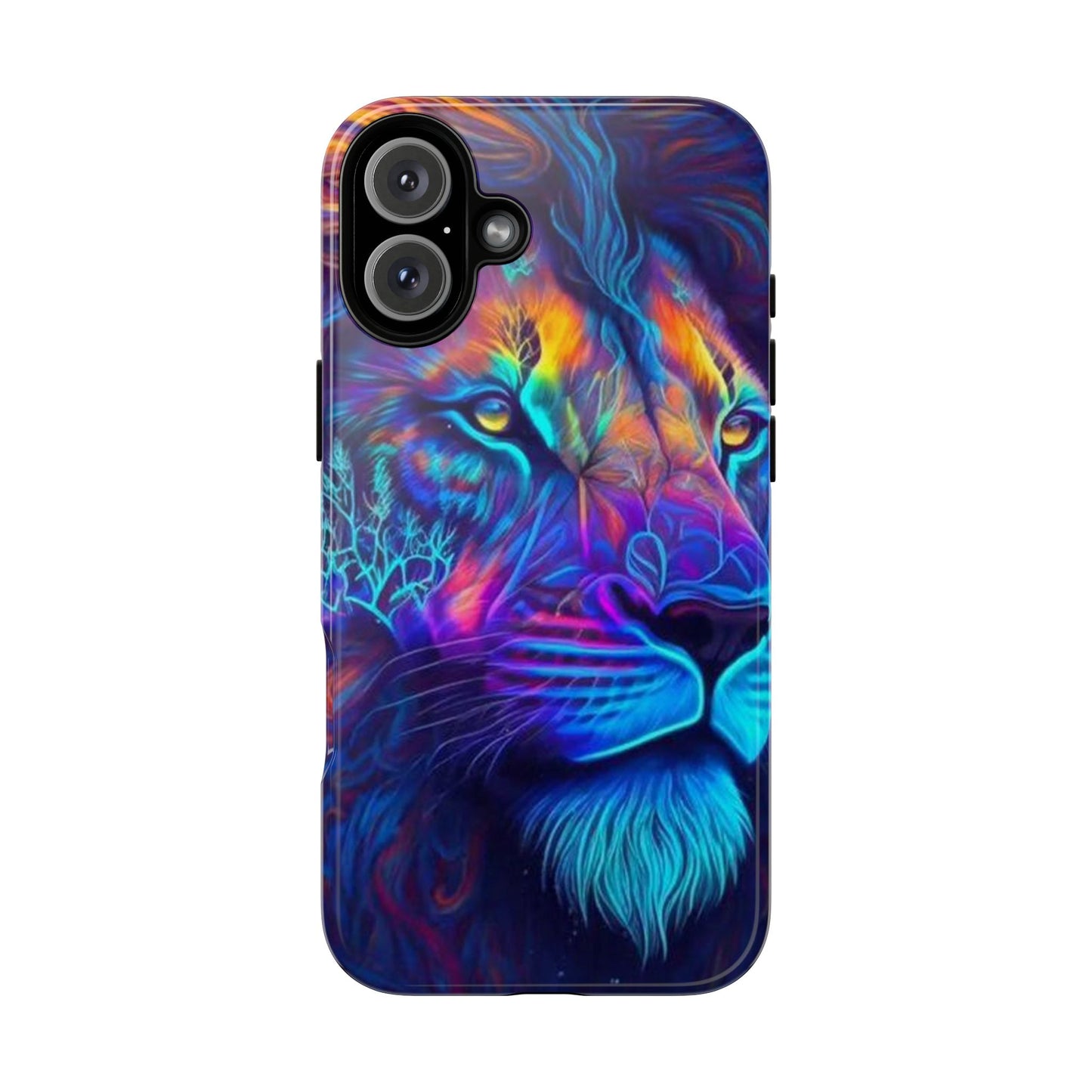 Lion Neon Color | Iphone 16 Pro Max | IPhone Tough Cases