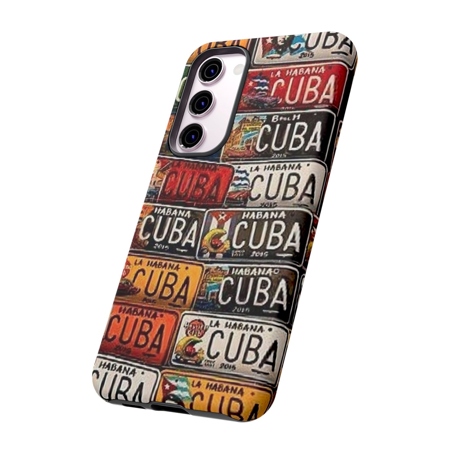 Cuban Old Car Registration Tough Cases| Iphone 16| Samsung Galaxy S 24