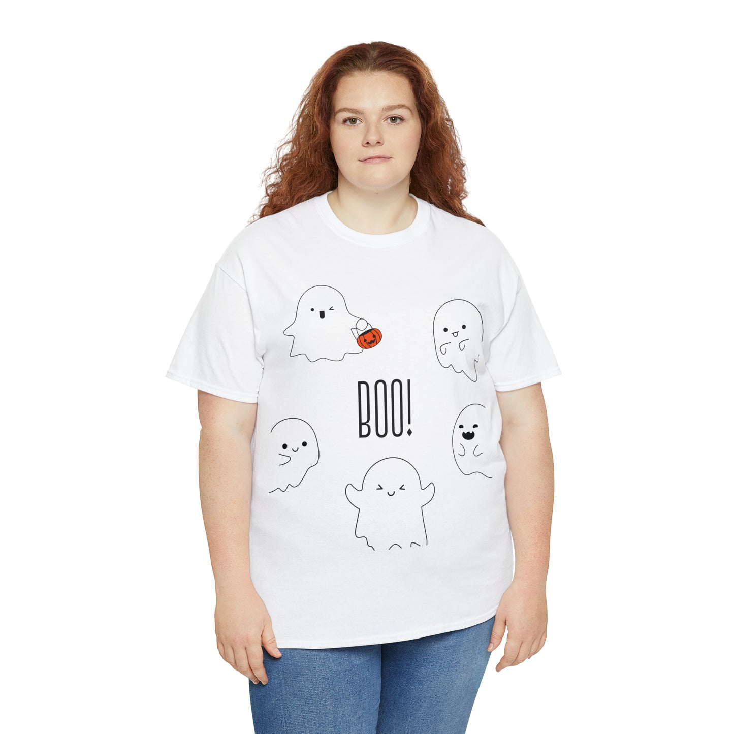 Little Ghosts  | Halloween  |  Unisex Heavy Cotton Tee