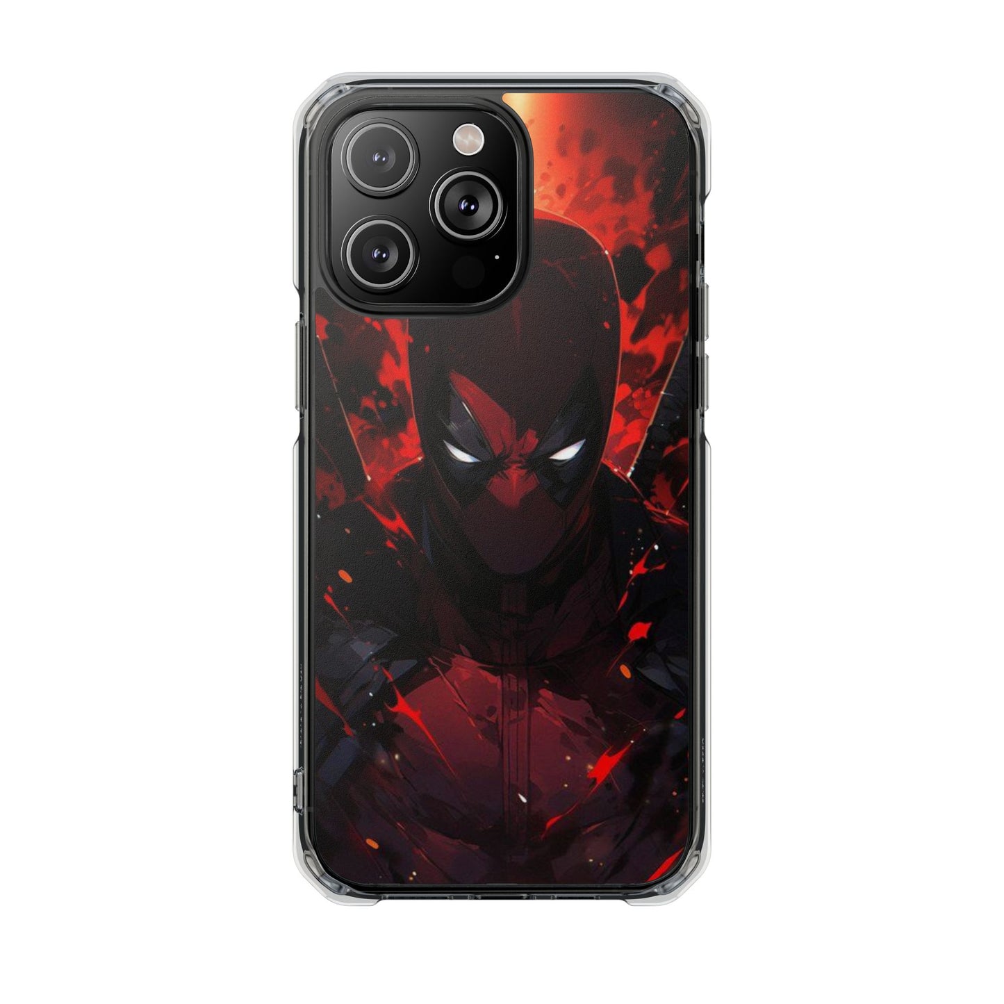 Deadpool | Iphone 16 Pro Max | Magnetic Clear Impact Cases