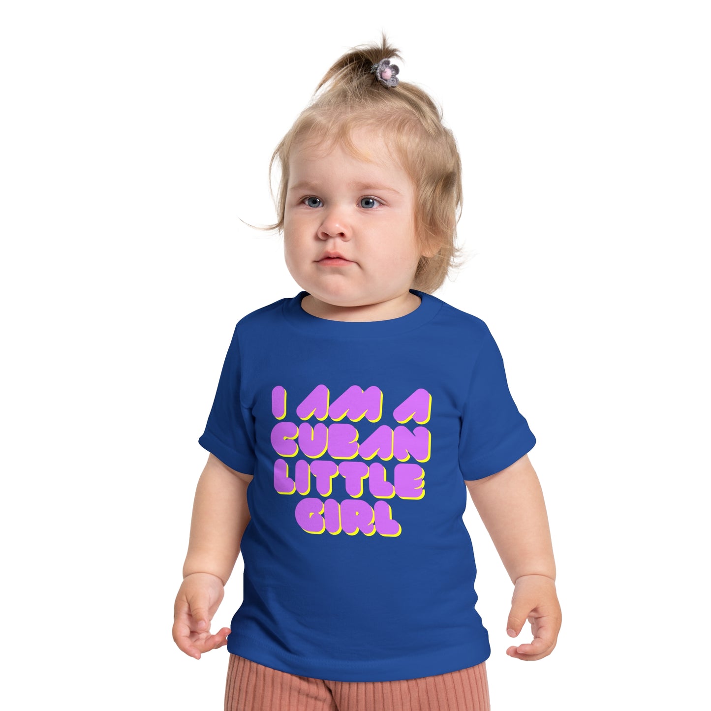 Cute Cuban Little Girl Baby Short Sleeve T-Shirt