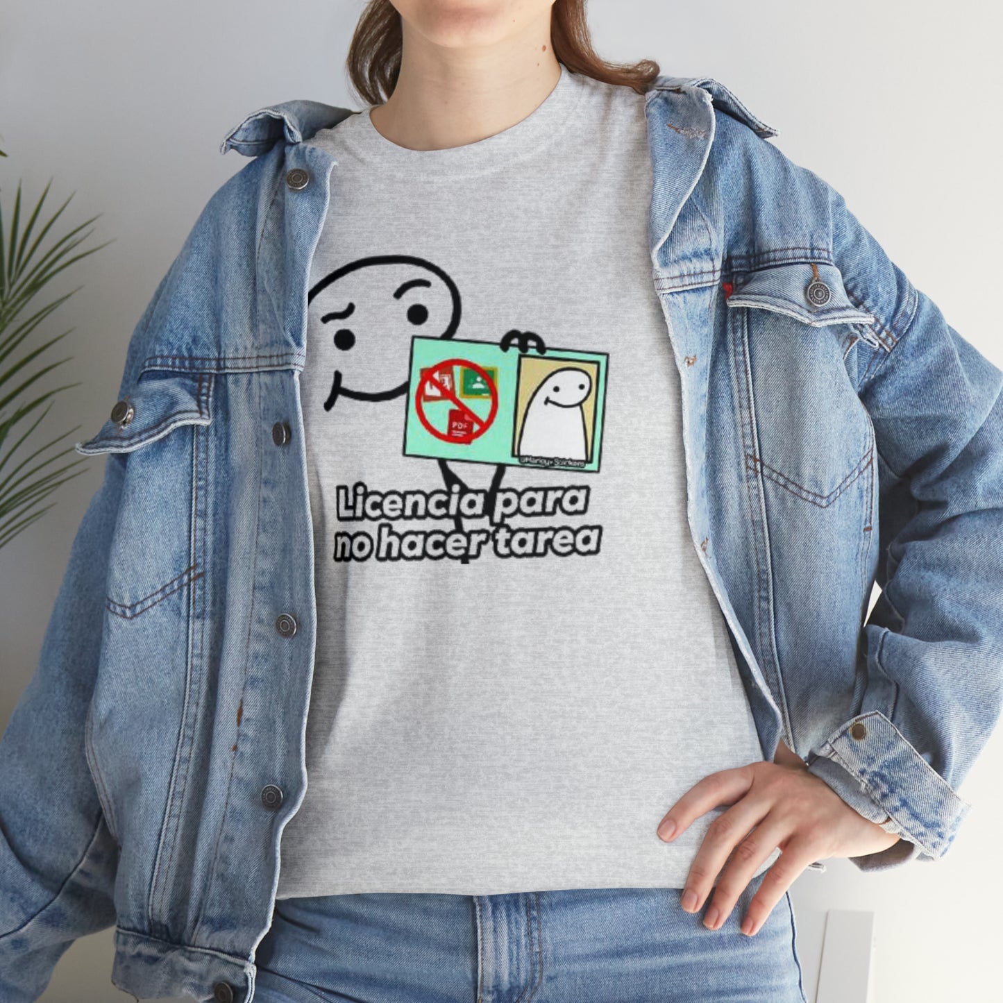 Not Homework Licence | Flork |  Unisex Heavy Cotton Tee