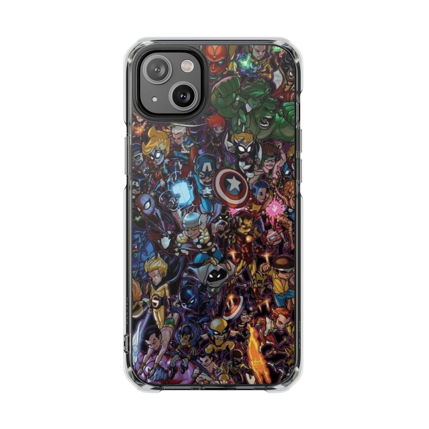 Marvel Heroes | Iphone 16 Pro Max | Magnetic Clear Impact Cases