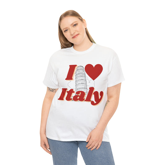 Italy | Tourist Shirt | Unisex Heavy Cotton Tee