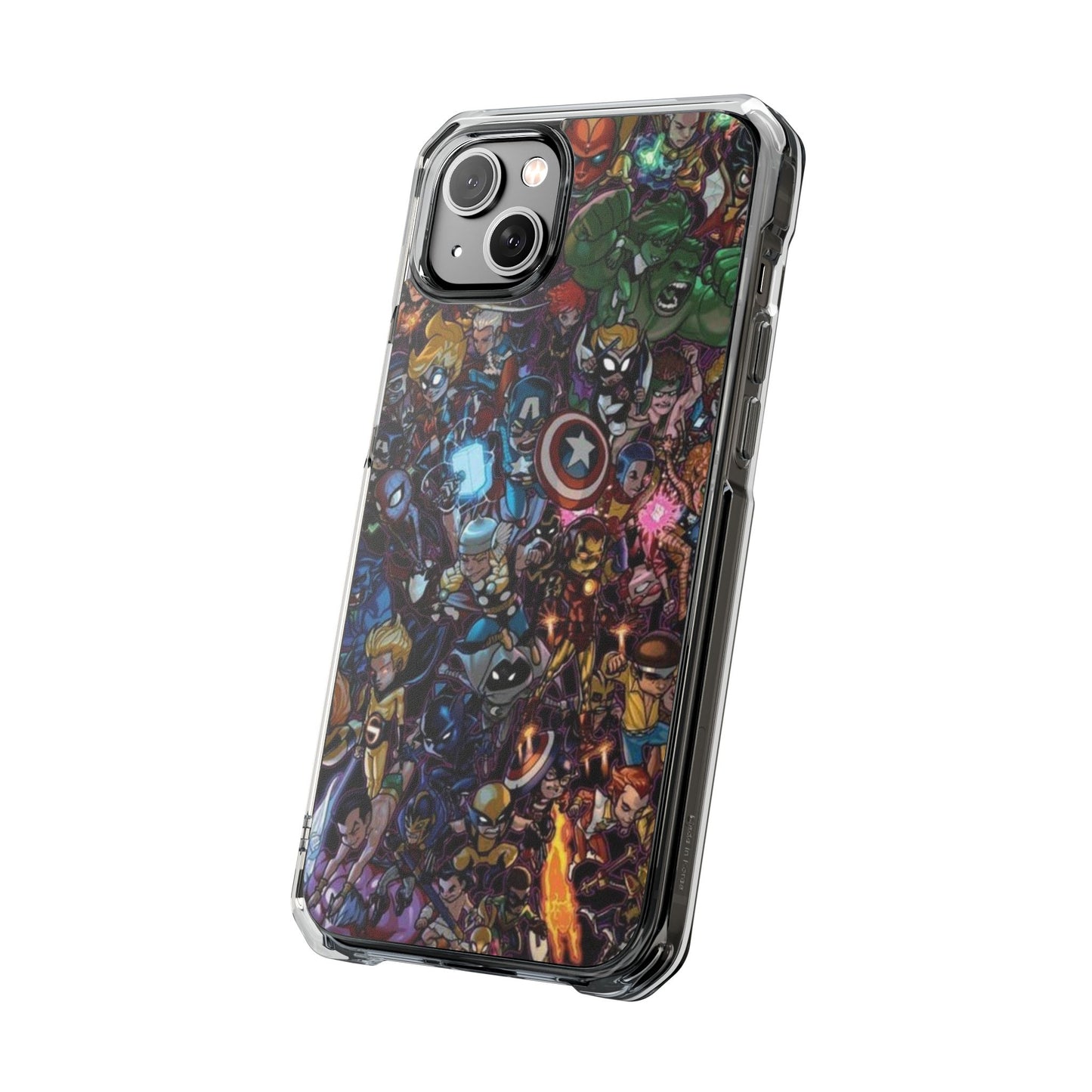 Marvel Heroes | Iphone 16 Pro Max | Magnetic Clear Impact Cases