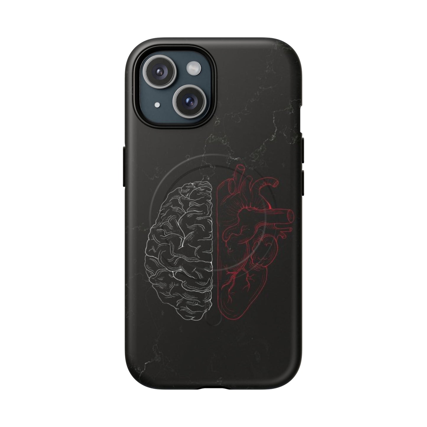 Heart And Brain | Iphone 16 Pro Max | Tough Magnetic MagSafe Case