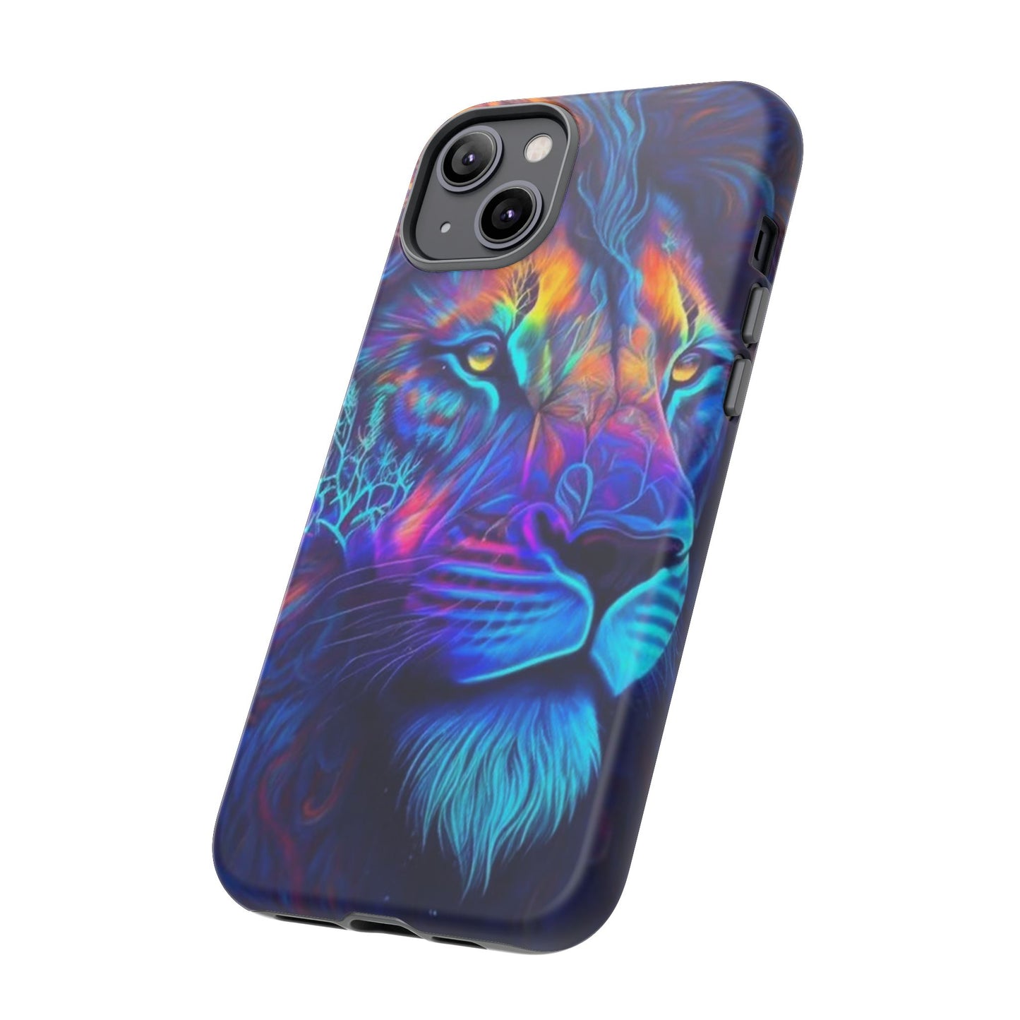 Lion Neon Color | Iphone 16 Pro Max | IPhone Tough Cases