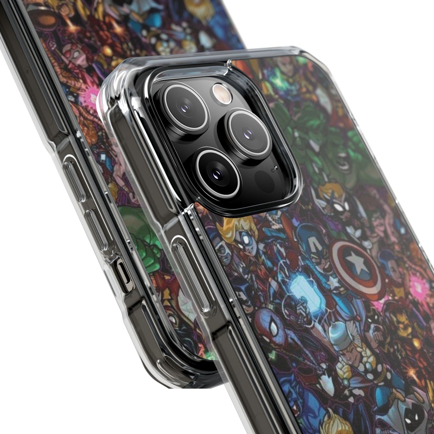 Marvel Heroes | Iphone 16 Pro Max | Magnetic Clear Impact Cases