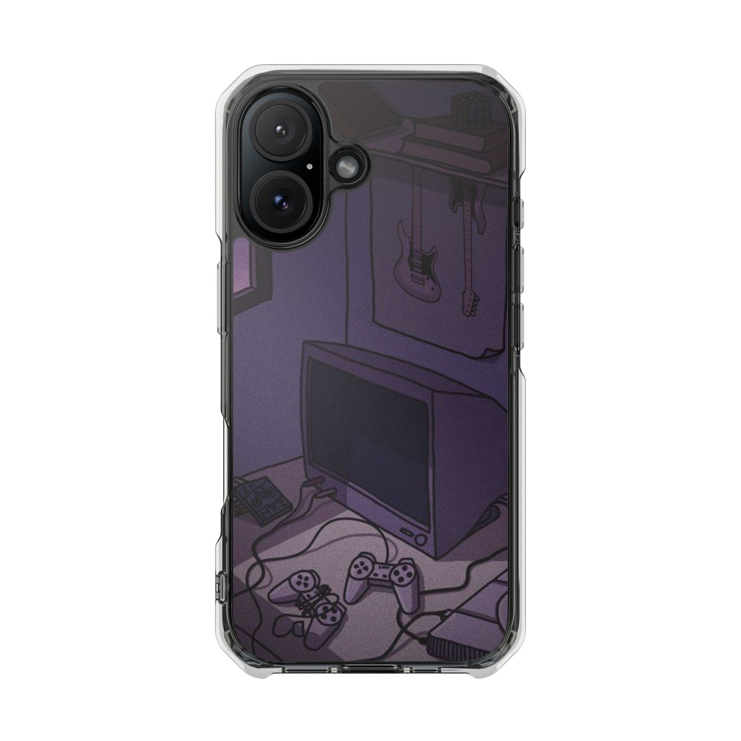 Retro Game Room | Iphone 16 Pro Max | Magnetic Clear Impact Cases