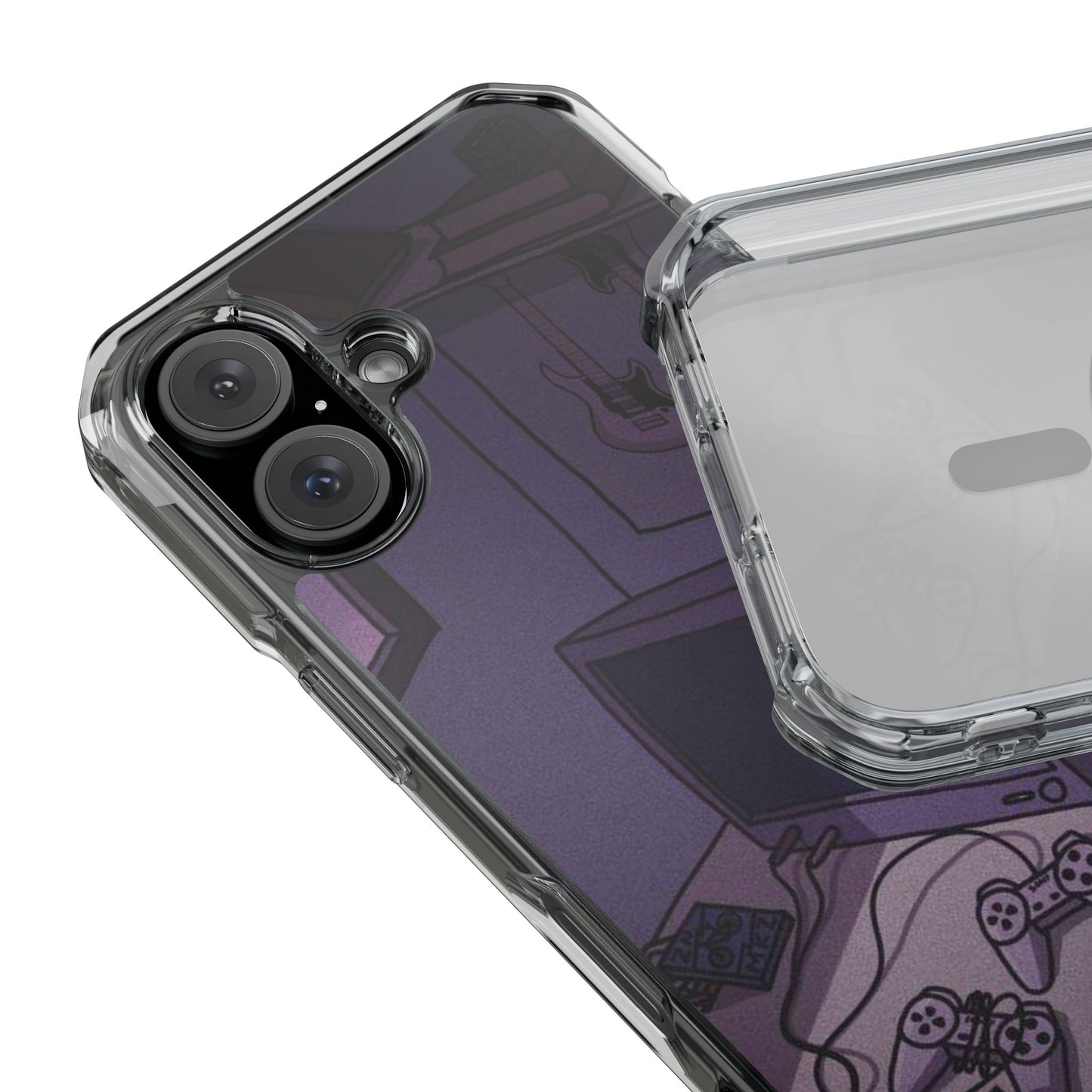 Retro Game Room | Iphone 16 Pro Max | Magnetic Clear Impact Cases