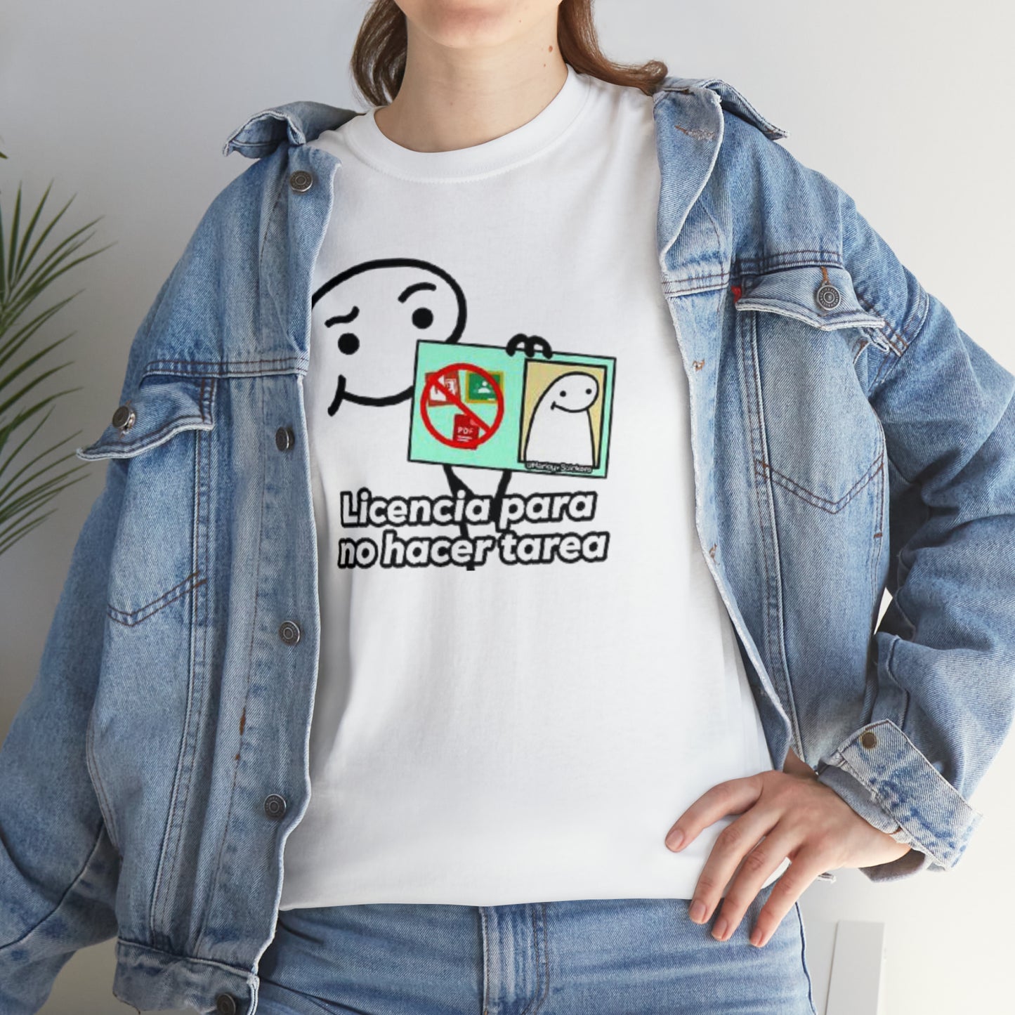 Not Homework Licence | Flork |  Unisex Heavy Cotton Tee