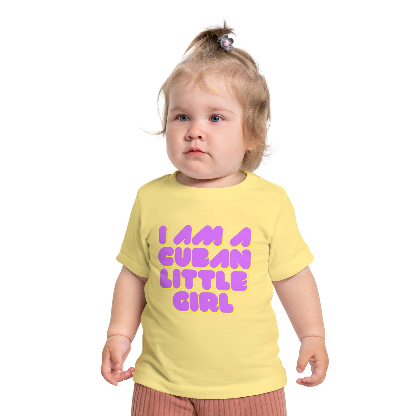 Cute Cuban Little Girl Baby Short Sleeve T-Shirt