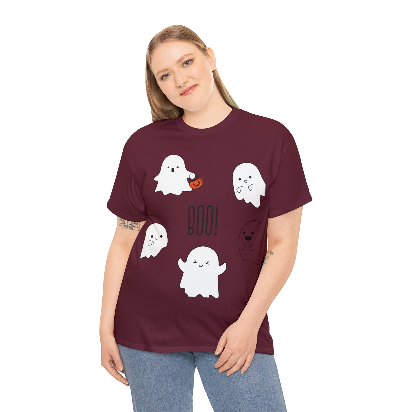 Little Ghosts  | Halloween  |  Unisex Heavy Cotton Tee