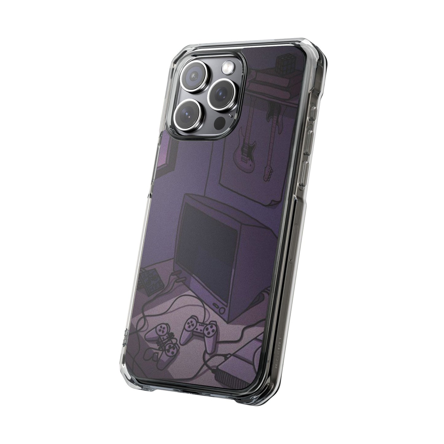 Retro Game Room | Iphone 16 Pro Max | Magnetic Clear Impact Cases