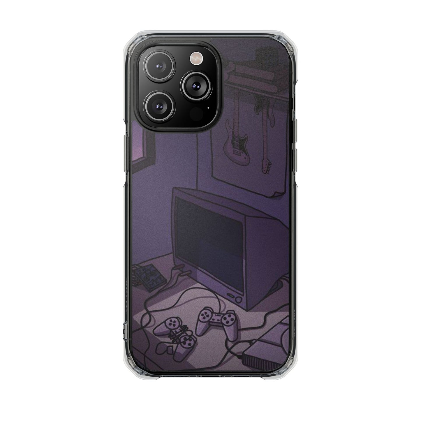 Retro Game Room | Iphone 16 Pro Max | Magnetic Clear Impact Cases