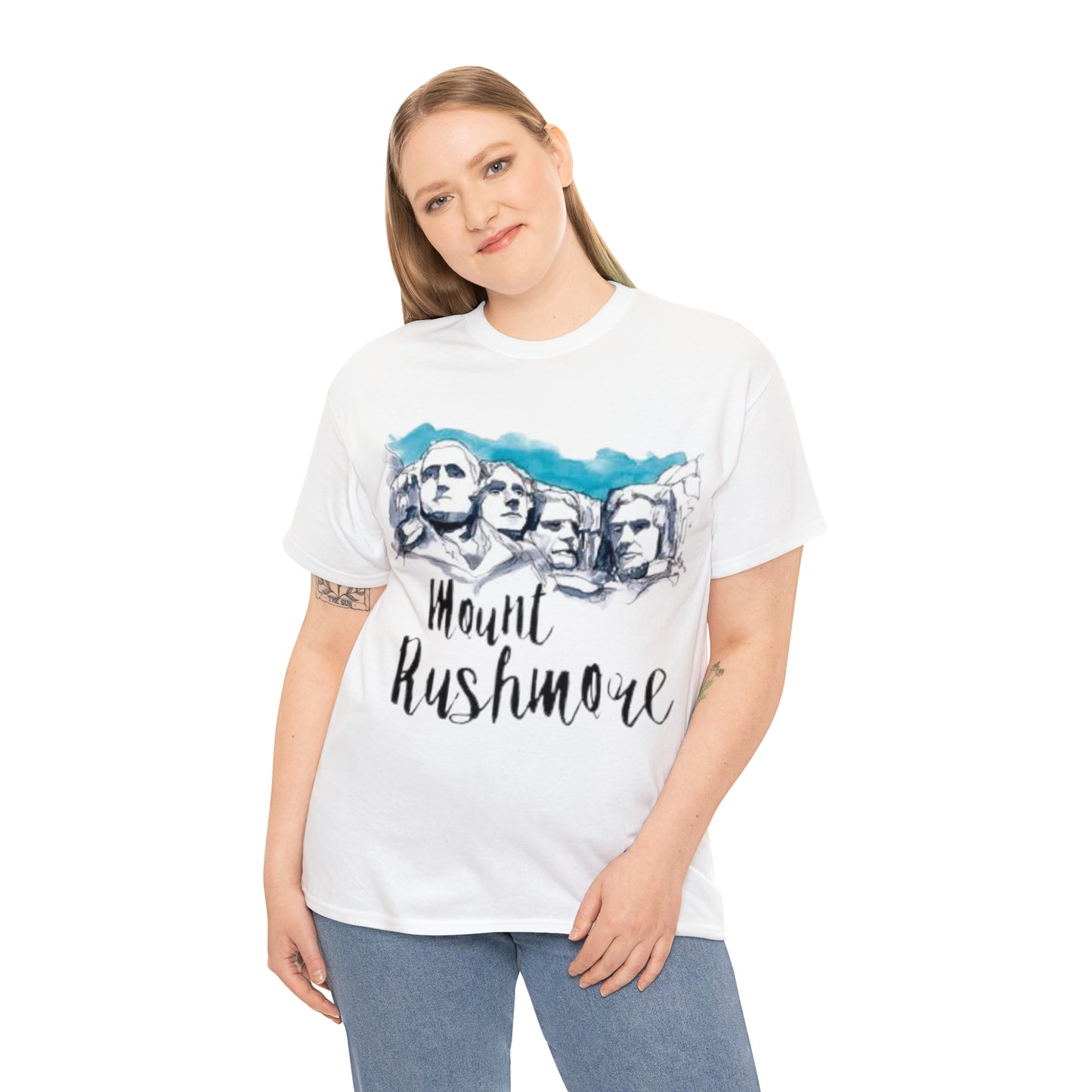 Mount Roshmore | Tourist Shirt |  Unisex Heavy Cotton Tee