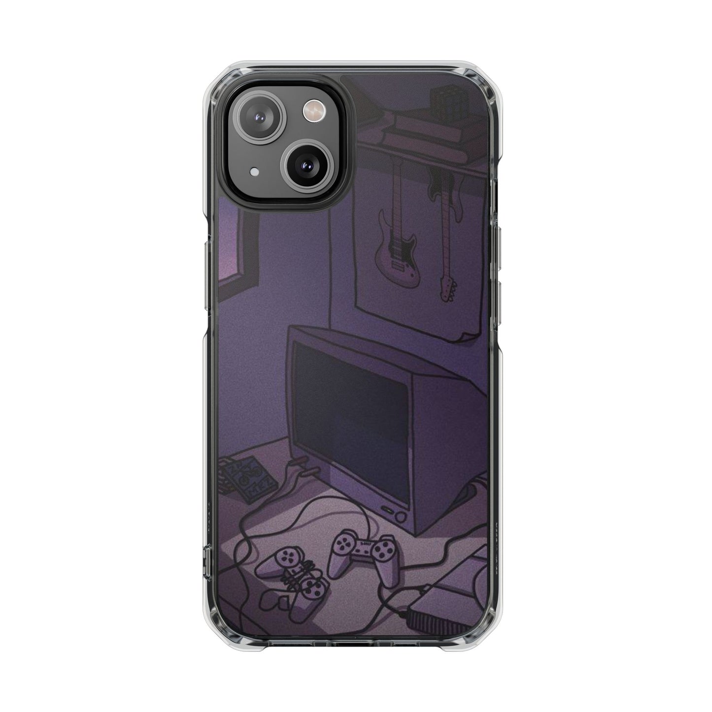 Retro Game Room | Iphone 16 Pro Max | Magnetic Clear Impact Cases