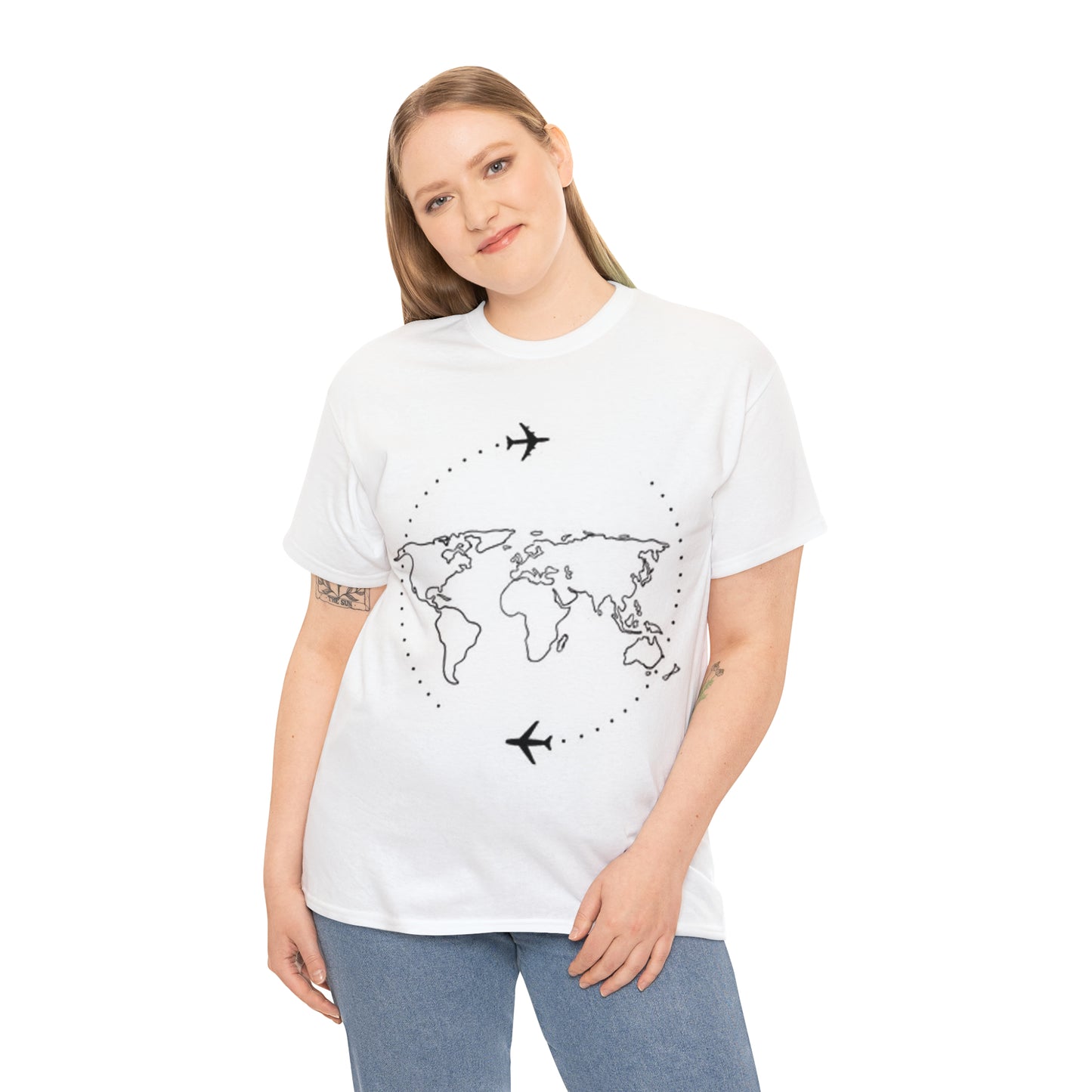 Traveling the World | Tourist Shirt  | Shirt Travel | Unisex Heavy Cotton Tee