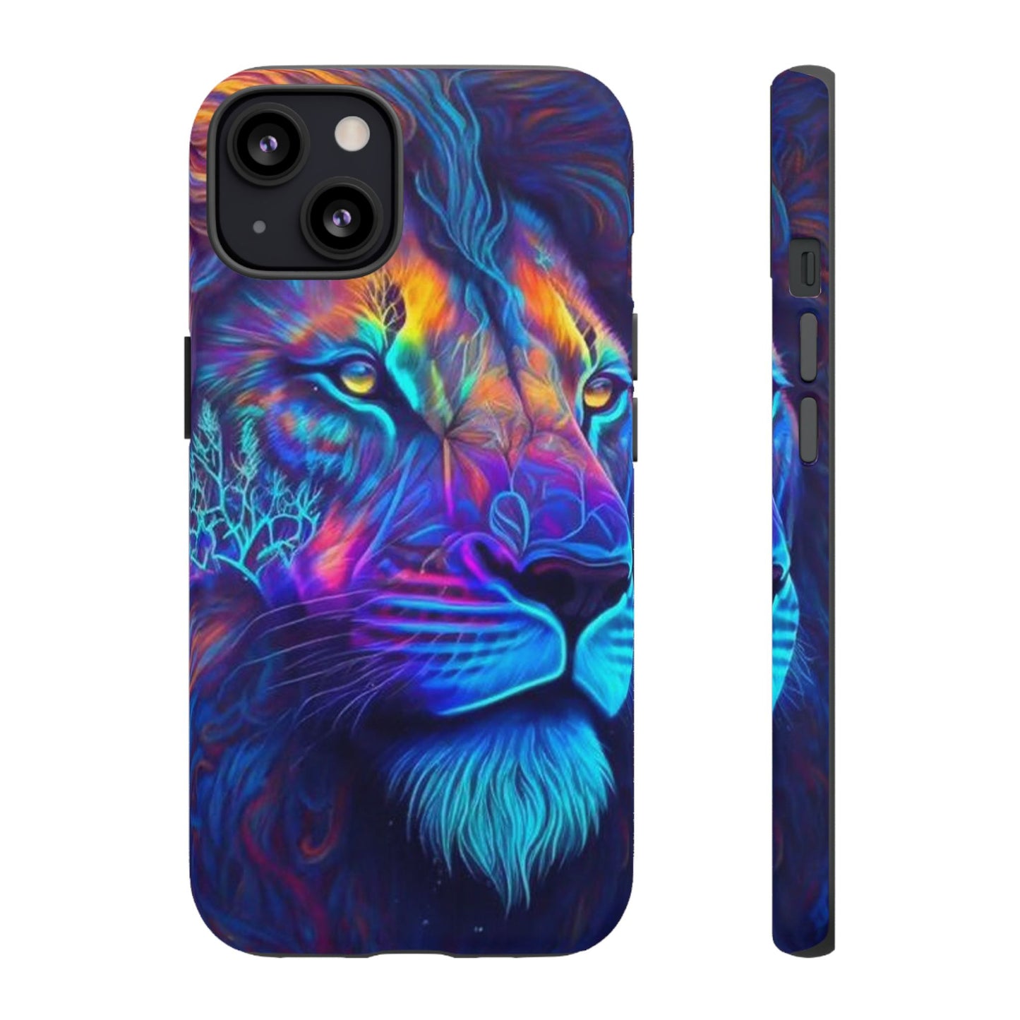 Lion Neon Color | Iphone 16 Pro Max | IPhone Tough Cases