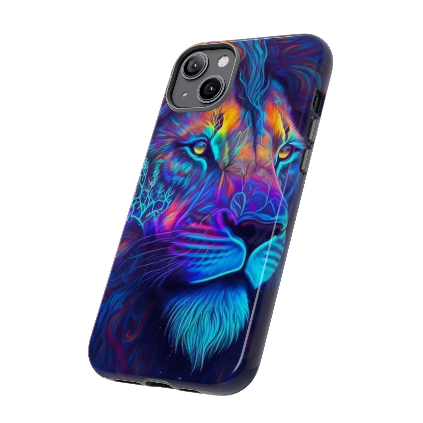 Lion Neon Color | Iphone 16 Pro Max | IPhone Tough Cases