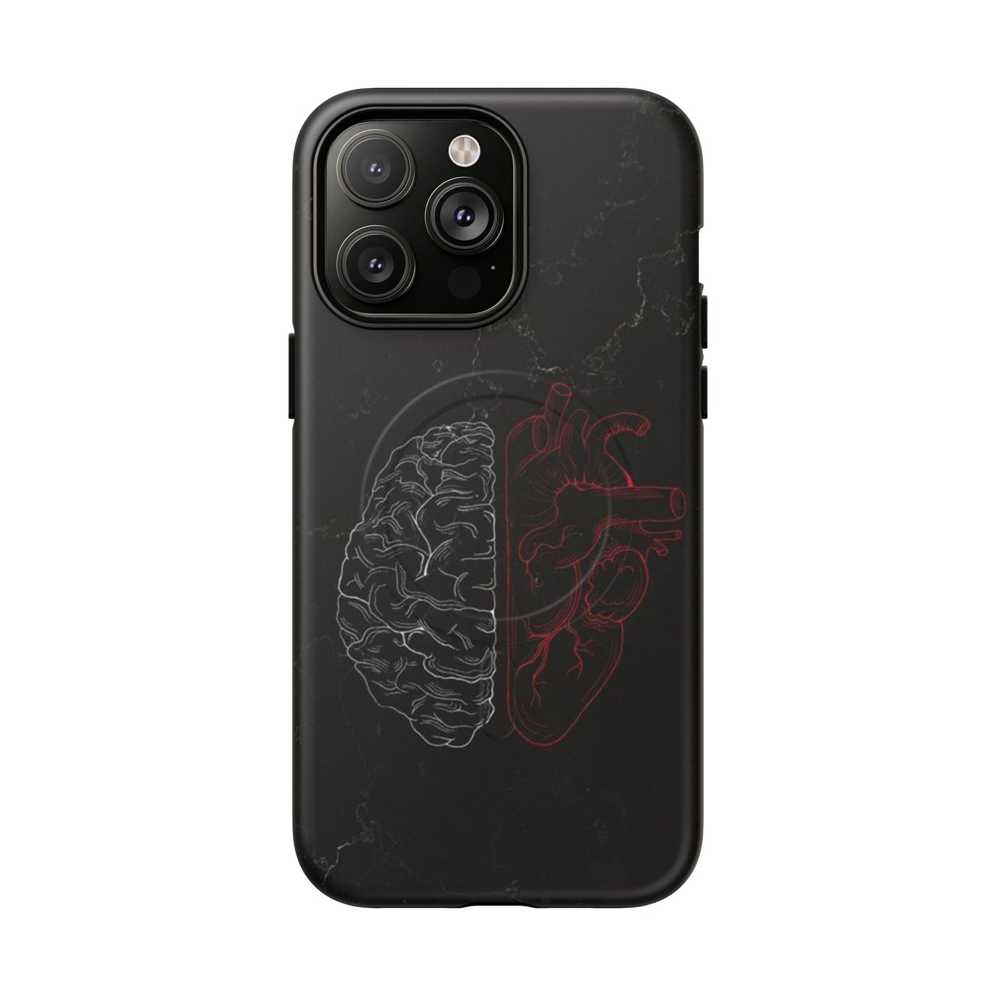 Heart And Brain | Iphone 16 Pro Max | Tough Magnetic MagSafe Case