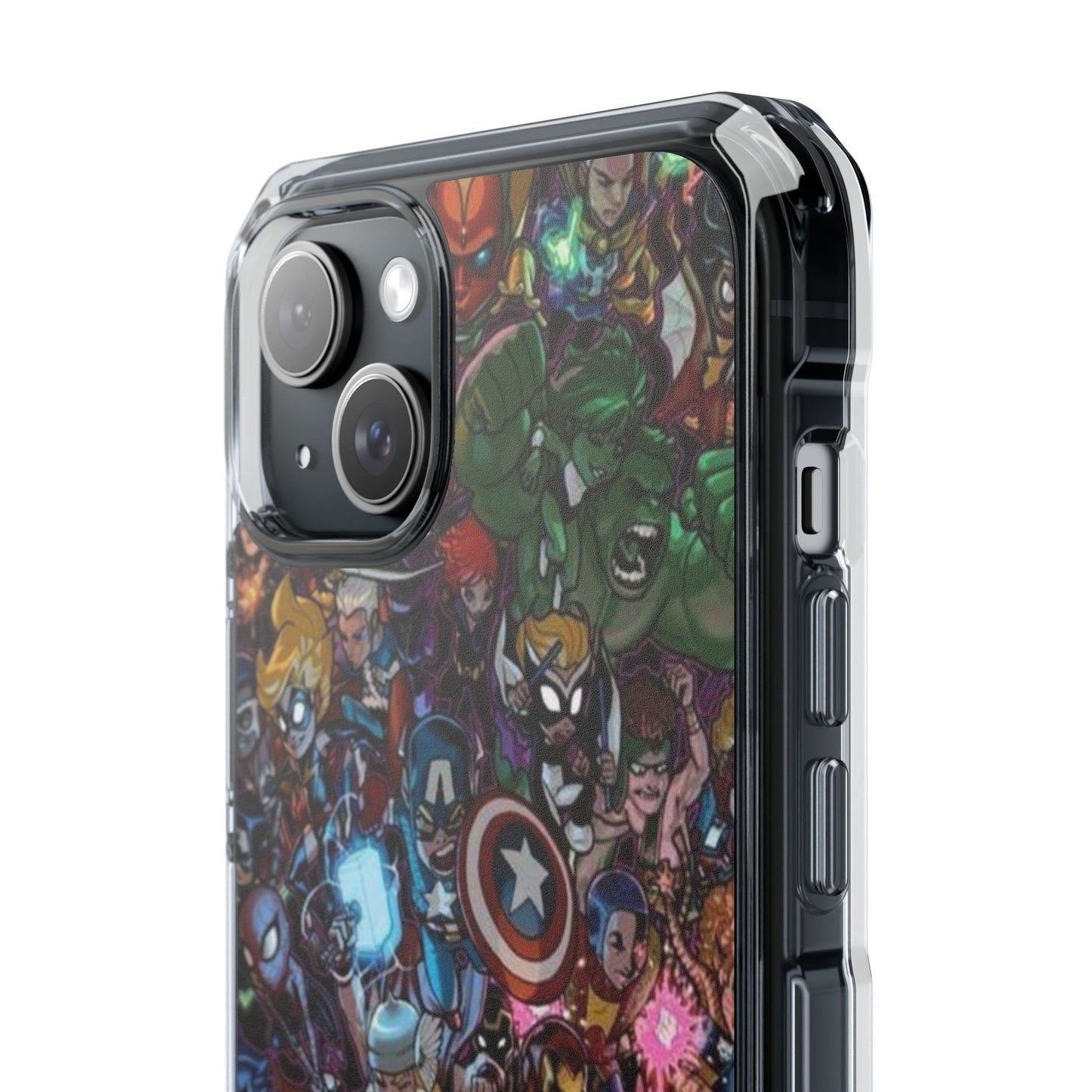 Marvel Heroes | Iphone 16 Pro Max | Magnetic Clear Impact Cases