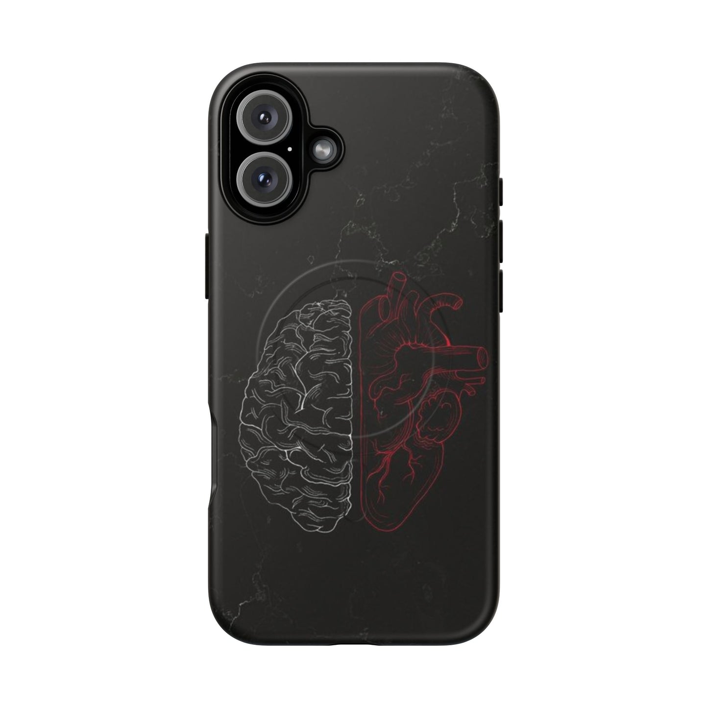 Heart And Brain | Iphone 16 Pro Max | Tough Magnetic MagSafe Case